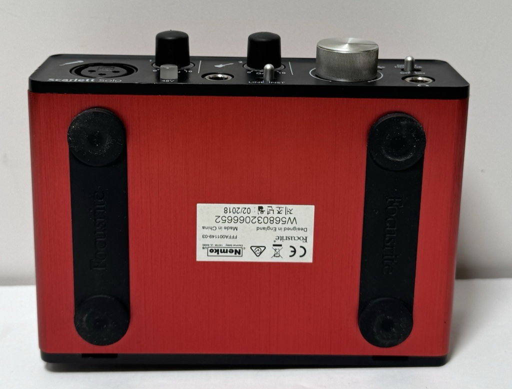 Focusrite Scarlett Solo (1st Gen) USB Audio Interface w/ Studio CM25 MKII Mic #3