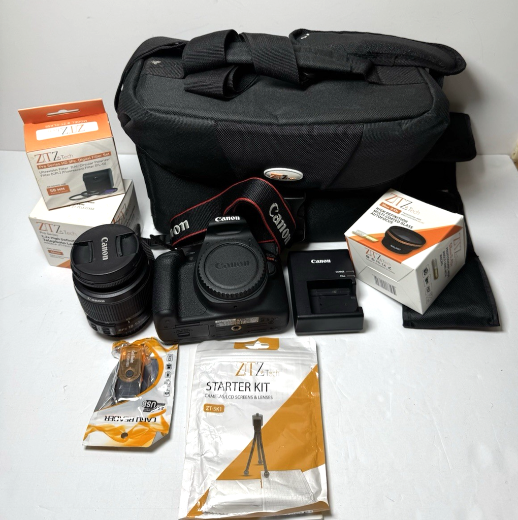 Canon EOS Rebel T7 24.1 MP Digital SLR Camera Black  with 18-55 Lens #5