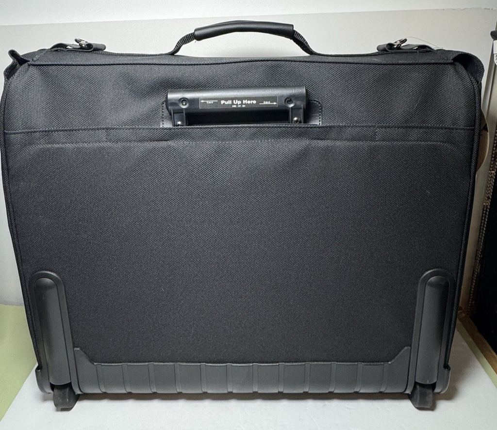 Samsonite Rolling Garment Bag w/ Wheels 42" Black Travel Suit Carry Case #1