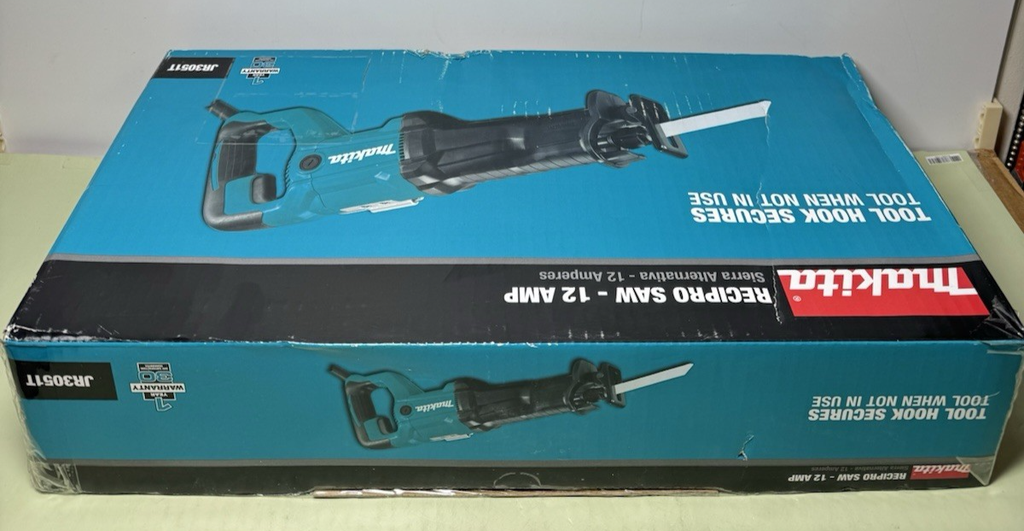 Makita Reciprocating Saw 12 Amps Corded Electric JR3051T-New Sealed #4