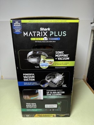 Shark Matrix Plus 2in1 Robot Vacuum & Mop with Sonic Mopping, Matrix RV2610WA X3 #3