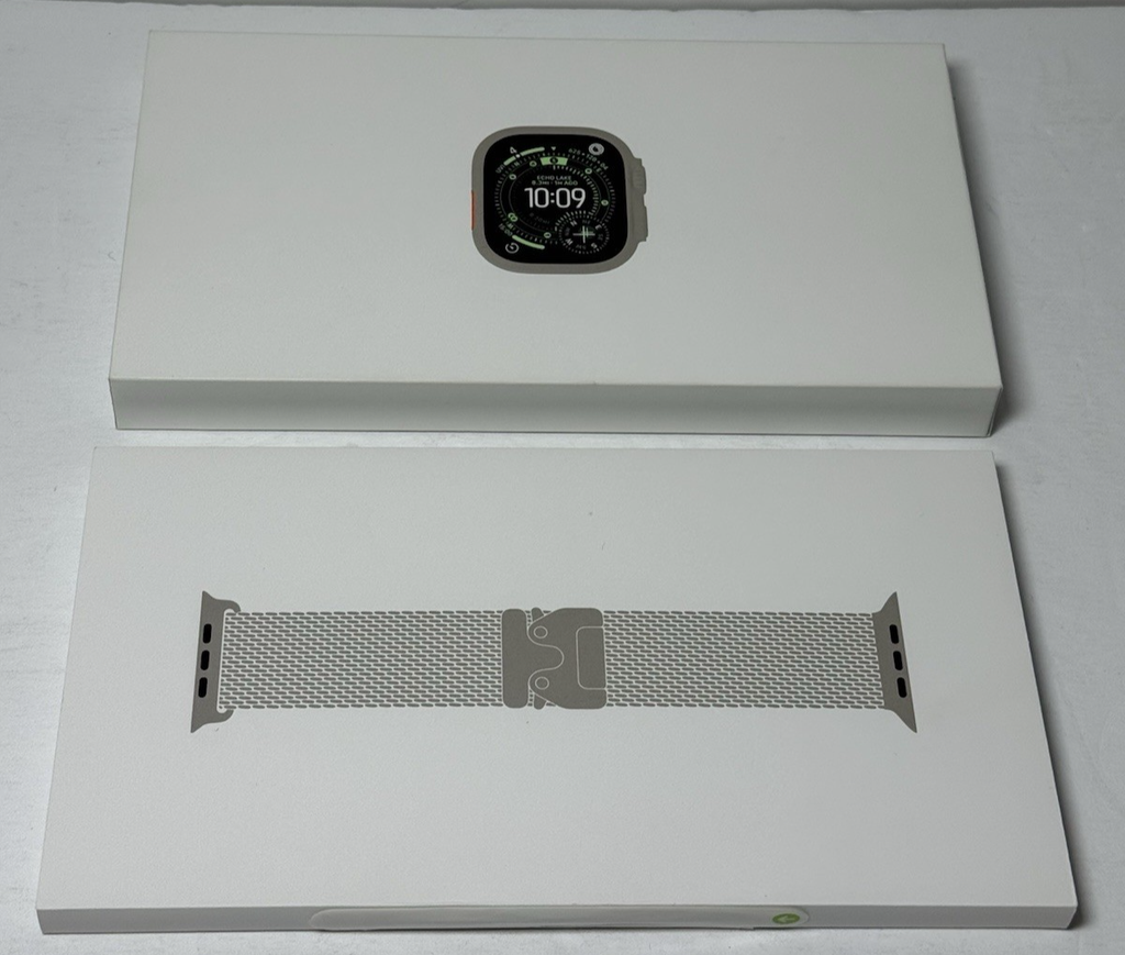 Apple Watch Ultra 3 GPS + Cellular 49mm Natural Titanium Milanese Loop-Open Box #7