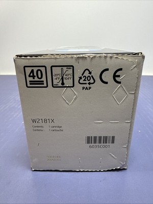 HP LaserJet 218x Cyan High Yield Toner Cartridge W2181X Manufactured 07/25 #3