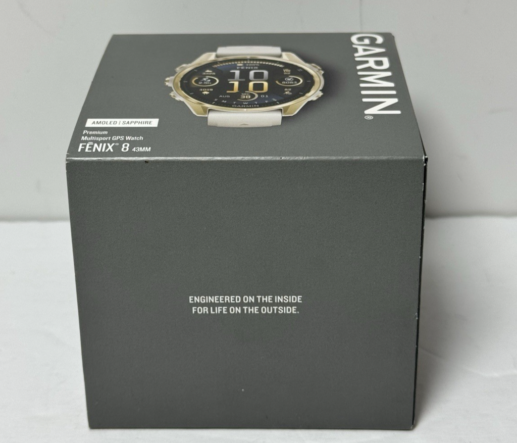Garmin fenix 8 43mm Sapphire AMOLED GPS Smartwatch Soft Gold-Brand New #2