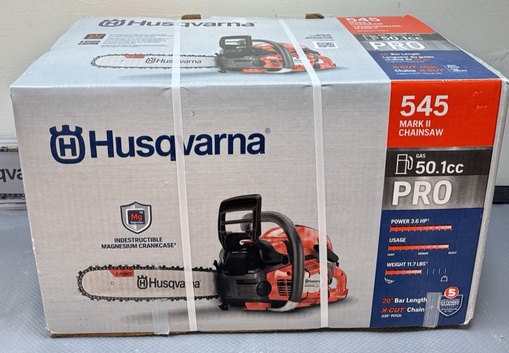 Husqvarna 545 Mark II Professional 50.1CC 20” Blade Chainsaw - Brand New #5