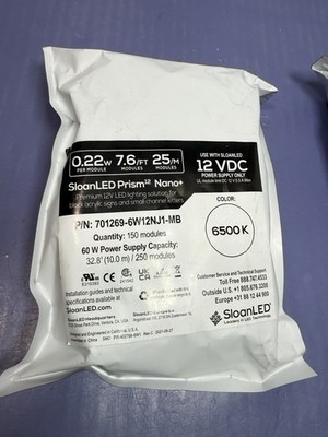 SloanLED 701269-6W12NJ1-MB LED Modules – 12V – 300 Modules (2×150 Packs) NEW #2