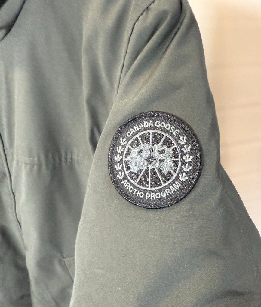 Canada Goose Langford Parka Black Label Color - "Volcano" Size M #10