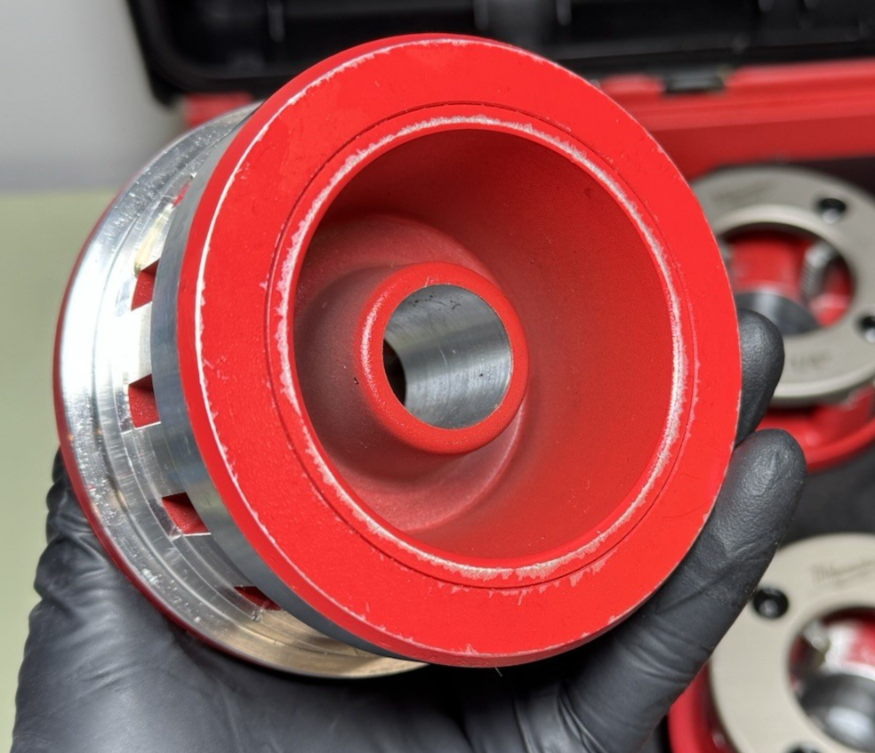 Milwaukee 48-36-1060 1/2"-2" High Speed NPT Forged Aluminum Die Head PACKOUT Kit #6