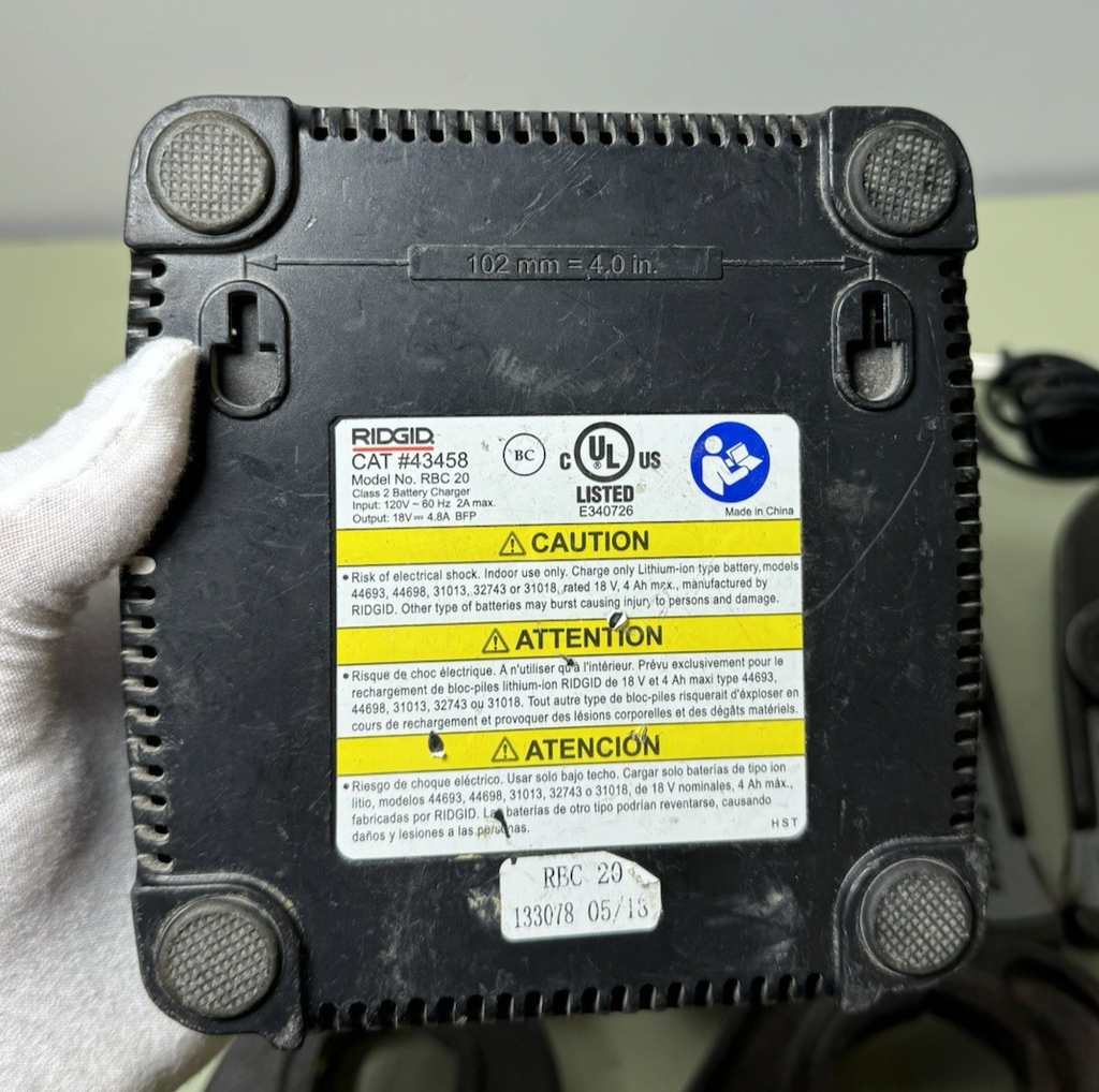 RIDGID RP 350 PRESS TOOL KIT W/ Batts&Charger  1/2" - 2" PROPRESS JAWS - Tested #6