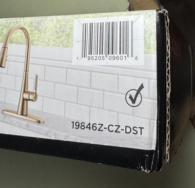 Delta Kylo Gold Champagne Bronze Kitchen Faucet Pull-Down Sprayer 19846Z-CZ-DST #3