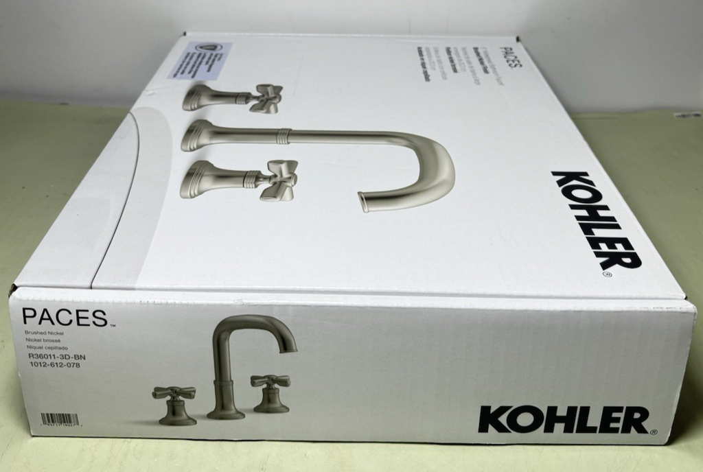 Kohler Paces R36011-3D-BN 8 in. Widespread Bathroom Facet Brushed Nickel Finish #2