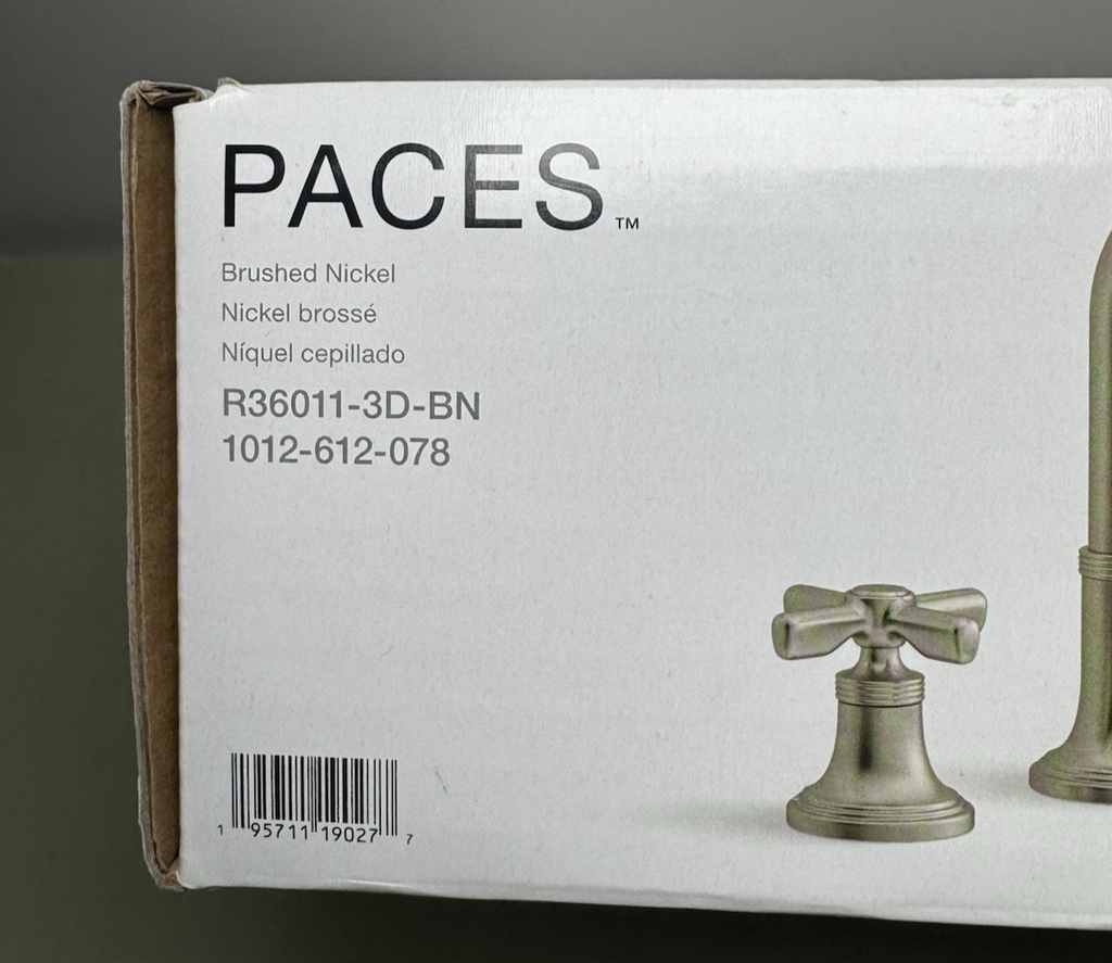 Kohler Paces R36011-3D-BN 8 in. Widespread Bathroom Facet Brushed Nickel Finish #4