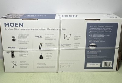 MOEN Gilden 87679SRS Single Handle Pull-Down Sprayer Kitchen Faucet with Reflex #1
