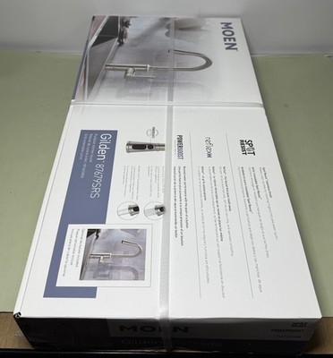 MOEN Gilden 87679SRS Single Handle Pull-Down Sprayer Kitchen Faucet with Reflex #3