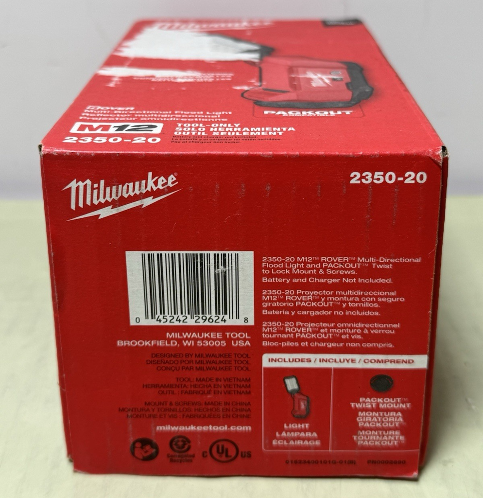 Milwaukee 2350-20 M12 12V Rover Multi-Directional Flood Light Packout Compatible #2