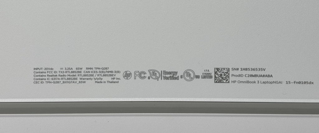 HP OmniBook 3 Copilot+PC 15.6"Touch AMD Ryzen AI 300, 16GB, 500GB, Radeon 820M #4