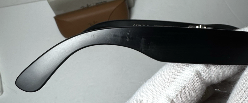 Ray-Ban Meta AI Wayfarer Sunglasses RW4008 601ST3 53 Matte Black #3