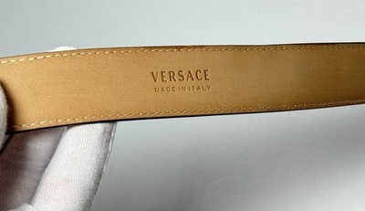 Versace Medusa Pink Belt 70/28 Tresor De La Mer DCDD442.D2VST w/box #7