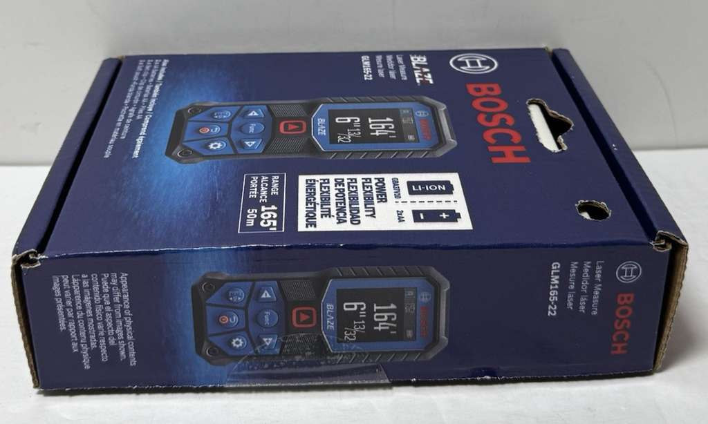 Bosch GLM165-22 BLAZE Laser Measure 165 Ft - New #4