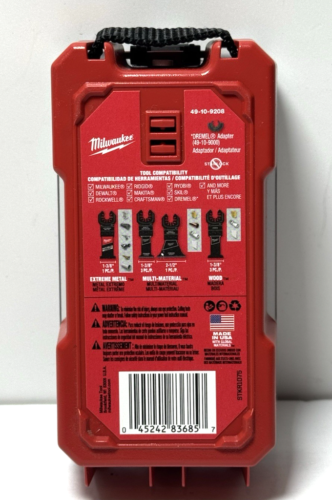 Milwaukee 49-10-9208 Open-Lok Oscillating Multi-Tool Blades 8 Piece Kit-New #1