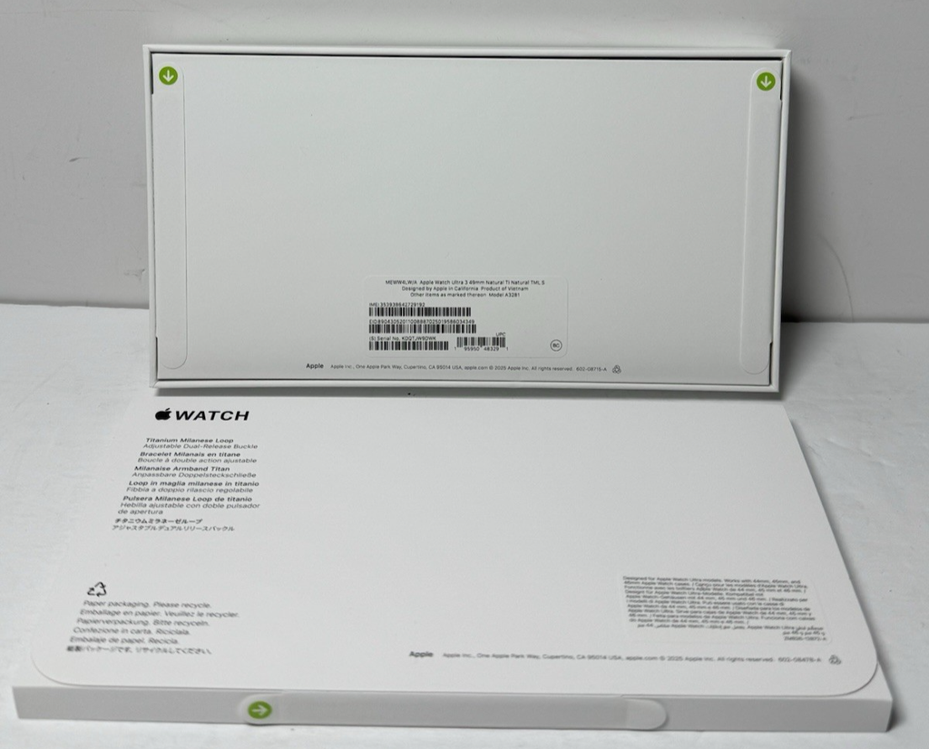 Apple Watch Ultra 3 GPS+Cell 49mm Titanium Case w/ Titanium Milanese Loop Small #5