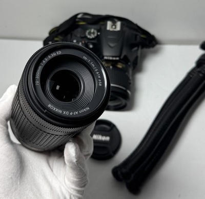 Nikon D3500 24.2MP Camera w/ 18-55mm, 70-300mm Lenses, *2326 Shutter* #2