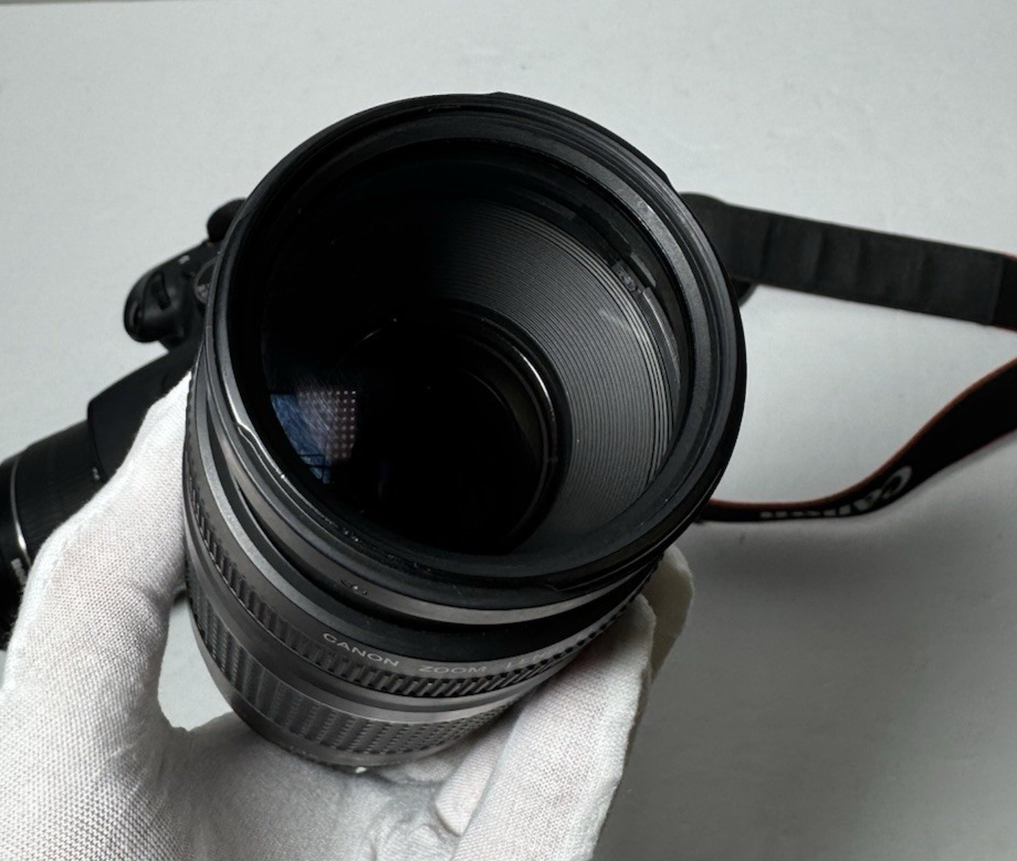 Canon EOS Rebel T5 DSLR Camera with 18-55mm, 75-300mm lens, batt-charger #2