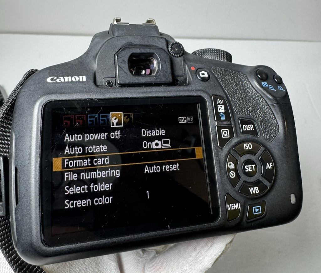 Canon EOS Rebel T5 DSLR Camera with 18-55mm, 75-300mm lens, batt-charger #7