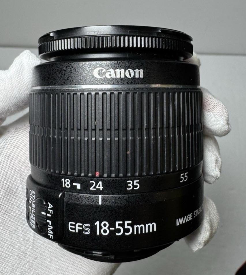 Canon EOS Rebel T5 DSLR Camera with 18-55mm, 75-300mm lens, batt-charger #11