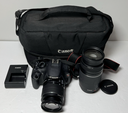 Canon EOS Rebel T5 DSLR Camera with 18-55mm, 75-300mm lens, batt-charger – photo-5