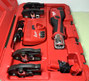 Milwaukee M12 Force Logic Press Tool 2473-20 w/ CTS-V Jaws, 3 Batts, Charger used