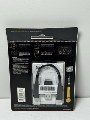 SanDisk - Extreme Portable 1TB External USB-C NVMe SSD #1