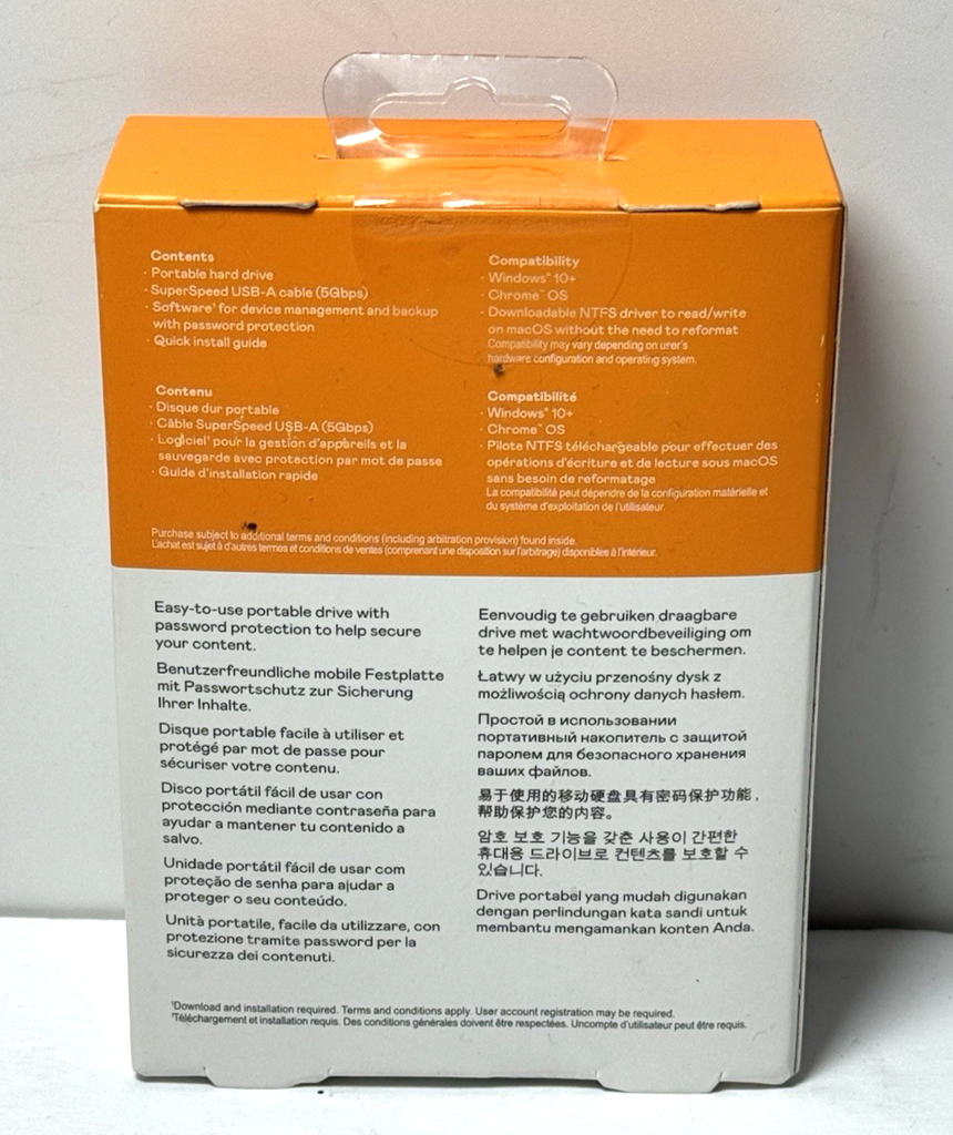 WD 5TB My Passport Portable External Hard Drive HDD-WDBPKJ0050BRD-WESN #1