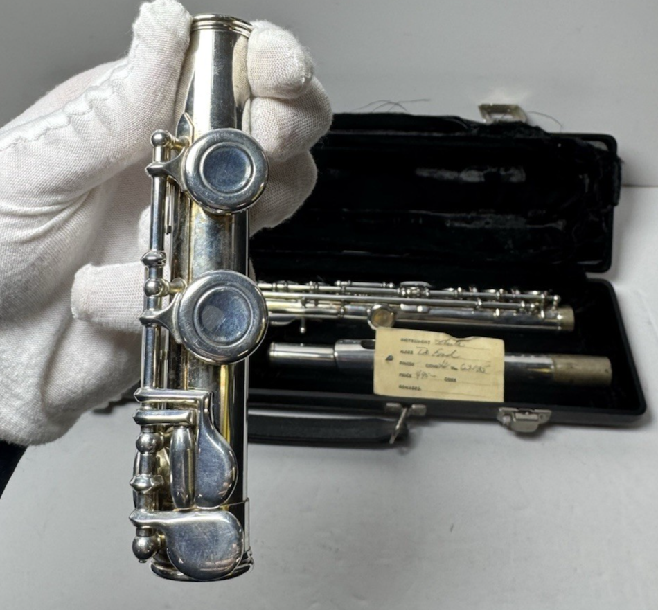 Emerson USA Student Flute Silver-Plated C Foot w/ Hard Case #3