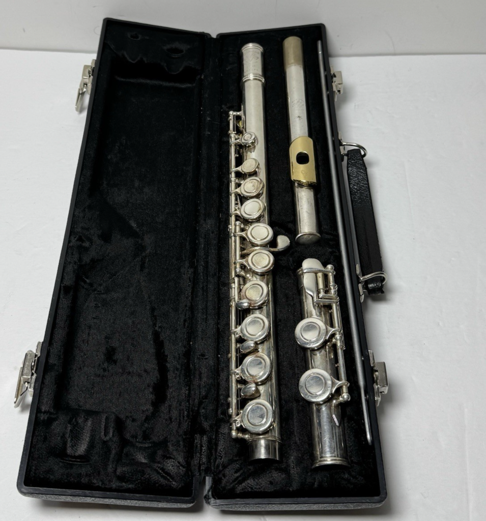 Gemeinhardt 12SP Student Flute Silver-Plated C Foot w/ Hard Case #2