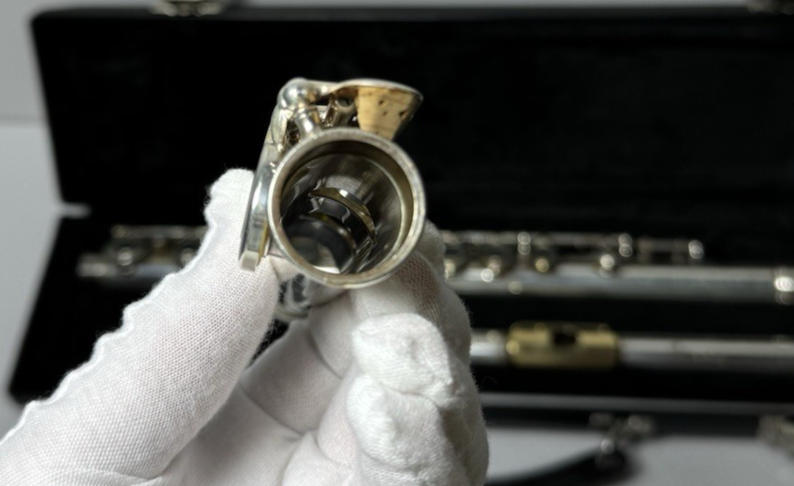 Gemeinhardt 12SP Student Flute Silver-Plated C Foot w/ Hard Case #4