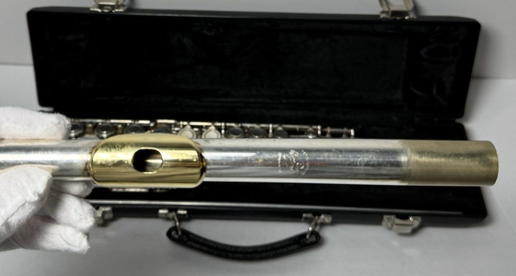 Gemeinhardt 12SP Student Flute Silver-Plated C Foot w/ Hard Case #7
