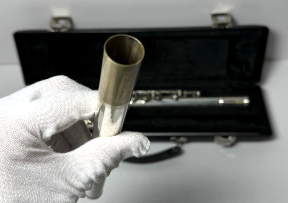 Gemeinhardt 12SP Student Flute Silver-Plated C Foot w/ Hard Case #12