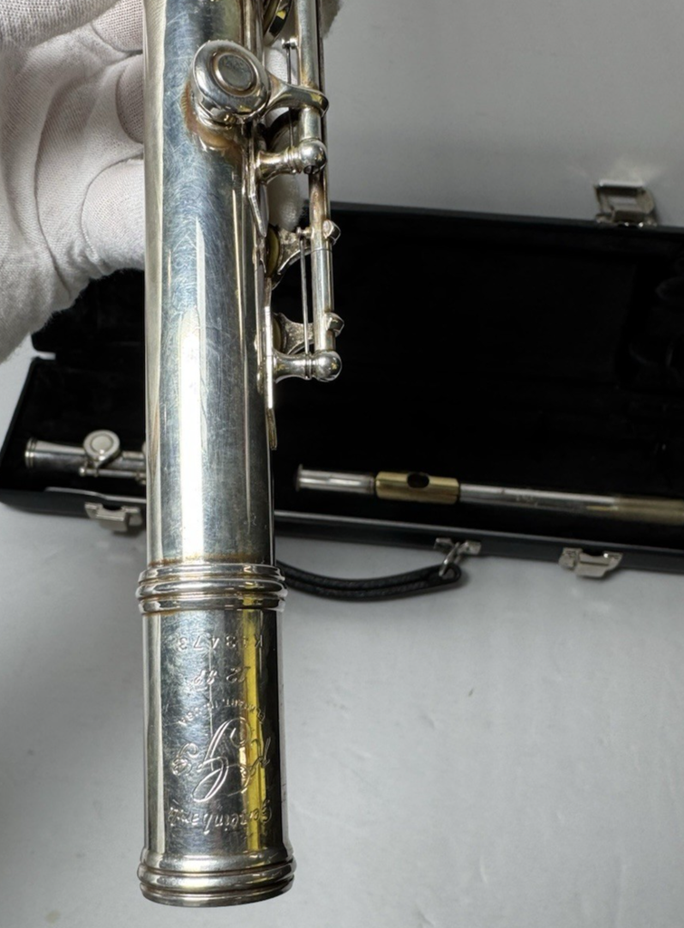 Gemeinhardt 12SP Student Flute Silver-Plated C Foot w/ Hard Case #13