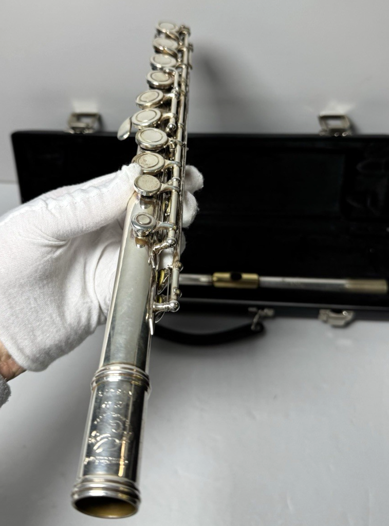 Gemeinhardt 12SP Student Flute Silver-Plated C Foot w/ Hard Case #14