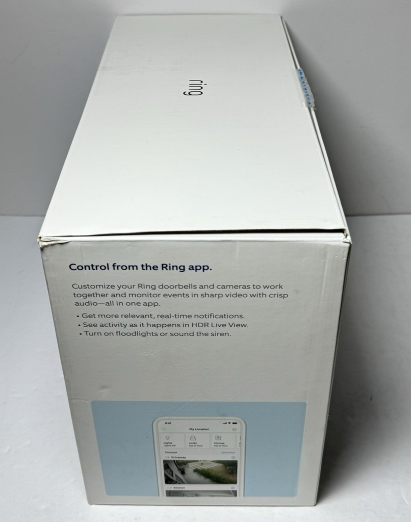 Ring Floodlight Cam Wired Pro White-Open Box #3