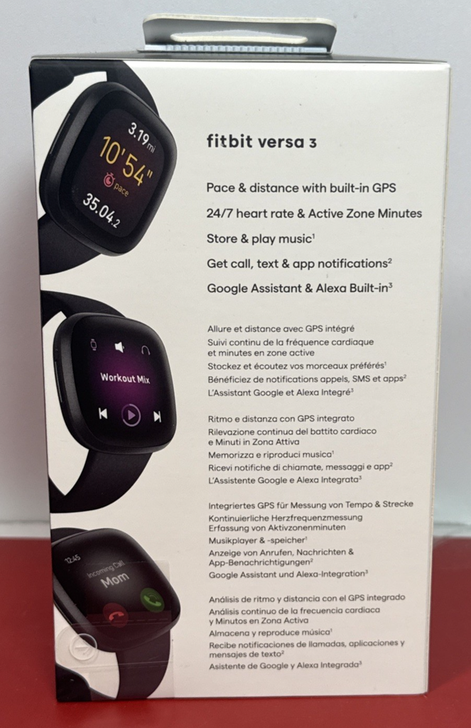 Fitbit Versa 3 Black/Black (FB511BKBK) #1