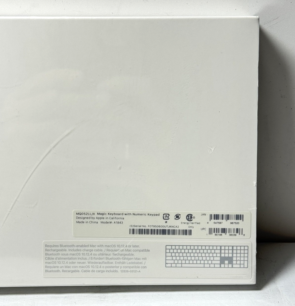 Apple Magic Keyboard with Numeric Keypad A1843 Silver -New Sealed #2