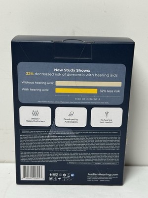 Audien ATOM PRO 2 Wireless Rechargeable OTC Hearing Aid-Brand New #1