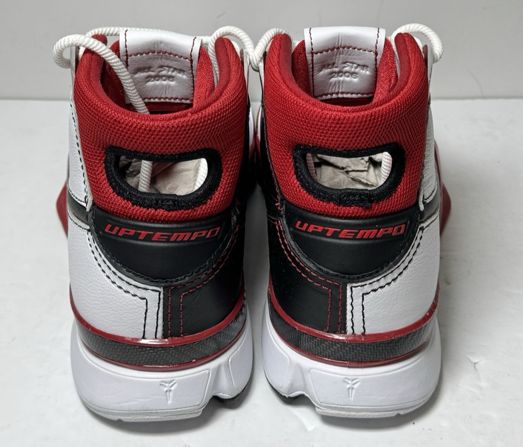 Nike Kobe 1 Protro White Black Red (All-Star) AQ2728-102 US Men's Size 7.5 #5