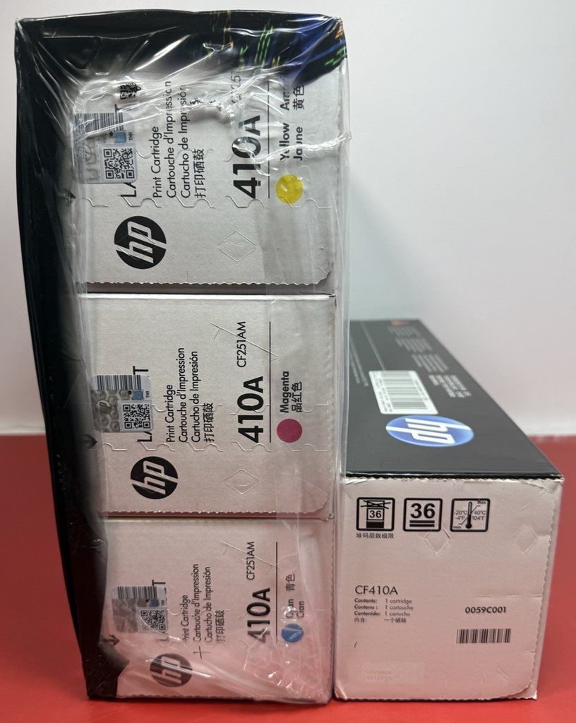 HP 410A Toner Cartridge Set (Black, Cyan, Magenta, Yellow) - Pack Of 4 Mfd: 2025 #3