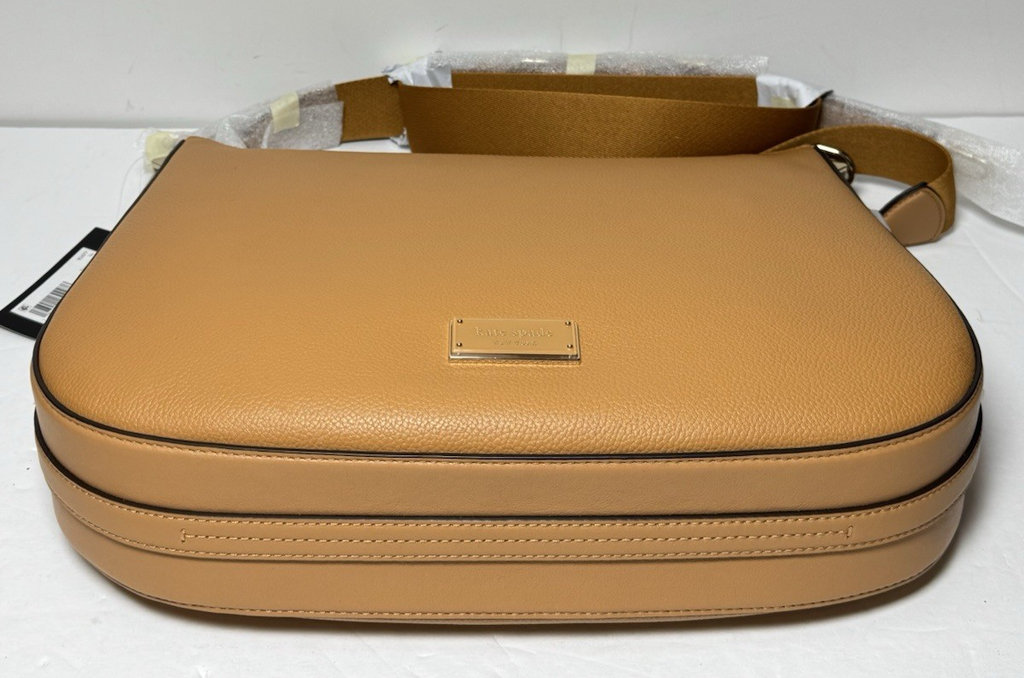 Kate Spade New York Liv Large Hobo Leather Shoulder Bag Biscotti KL677-Brand New #3