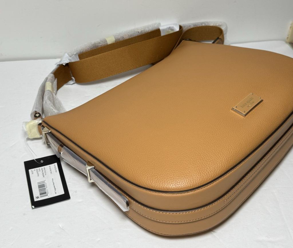 Kate Spade New York Liv Large Hobo Leather Shoulder Bag Biscotti KL677-Brand New #4