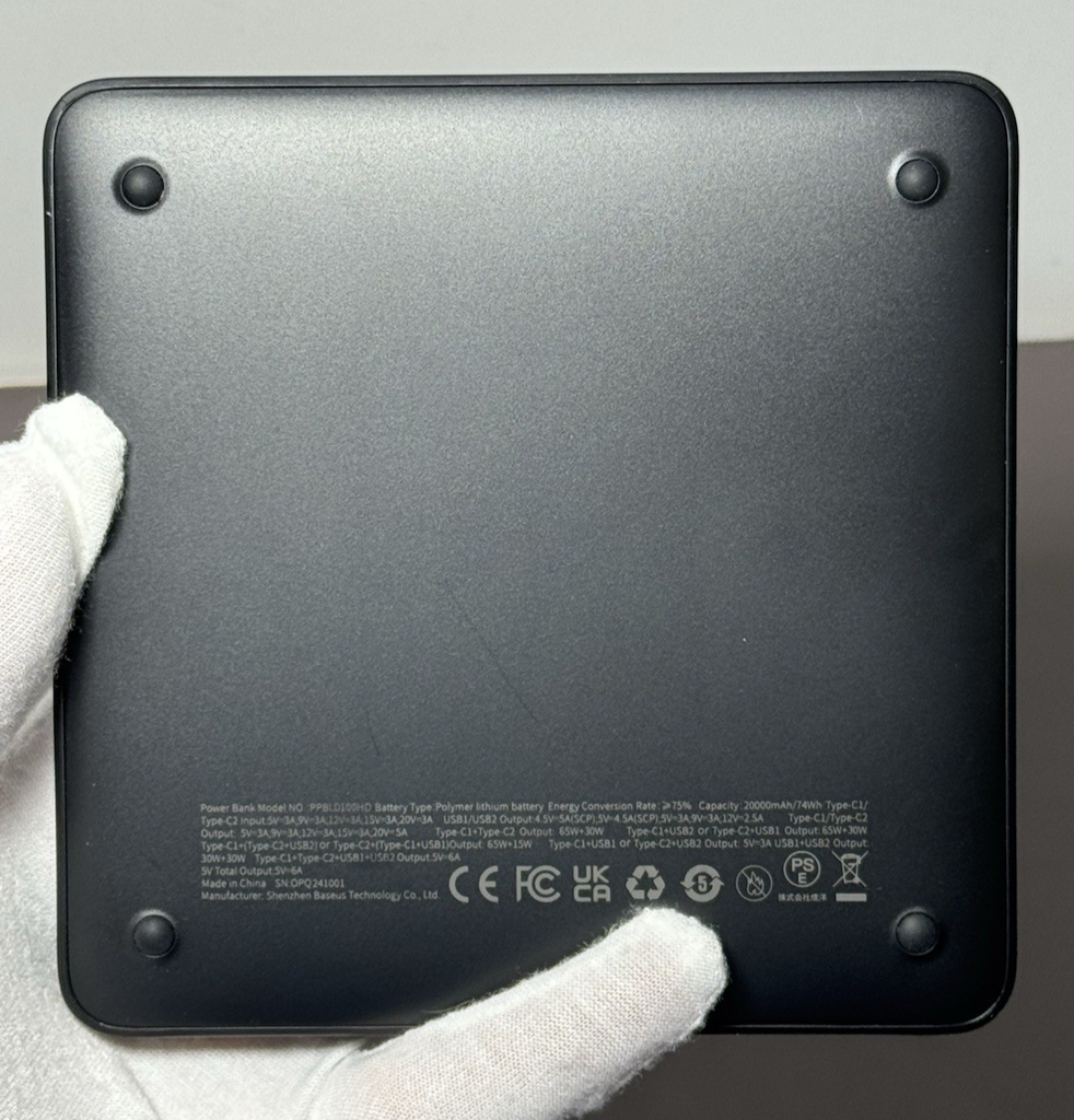 Baseus Blade Series Power Bank 100W USB C Portable Charger #4