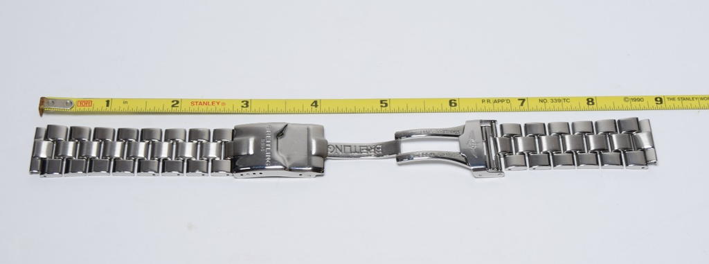 Authentic Bracelet For Breitling Colt Special Chrome Watch Polished Steel 20Mm #3